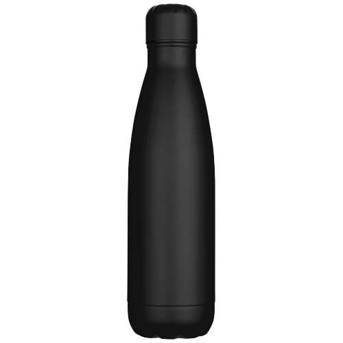black Bidón de 750 ml de acero inoxidable reciclado con certificado RCS de una sola pared