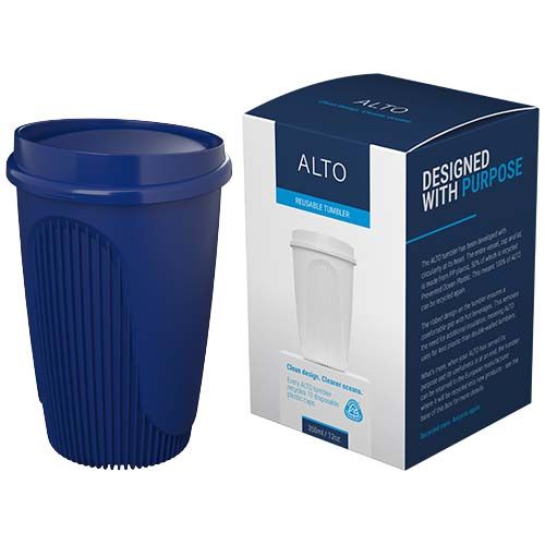 blue Vaso de 350 ml con tapa