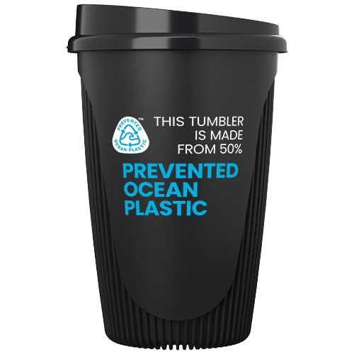 black Vaso de 350 ml con tapa