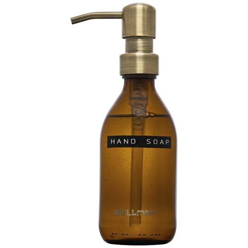 Dispensador de jabón de manos de 250 ml y juego de velas aromáticas de 150 g con fragancia de lino fresco 