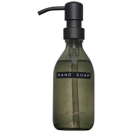 Dispensador de jabón de manos de 250 ml y juego de velas aromáticas de 150 g con fragancia de lino fresco 