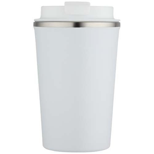 white Vaso de acero inoxidable con aislamiento de 350 ml