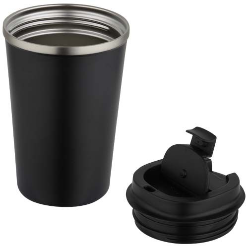 black Vaso de acero inoxidable con aislamiento de 350 ml