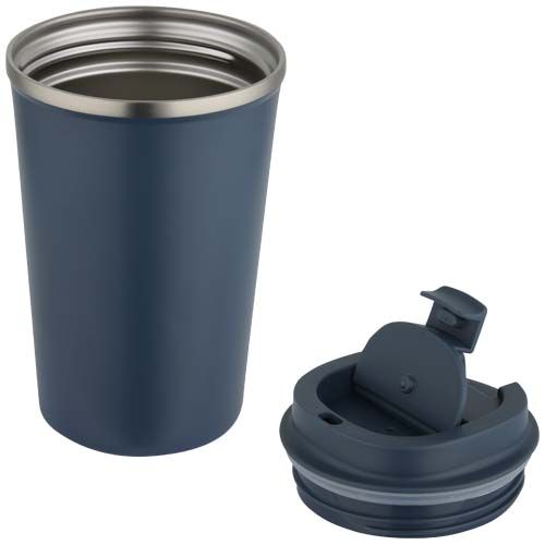 azul oscuro Vaso de acero inoxidable con aislamiento de 350 ml