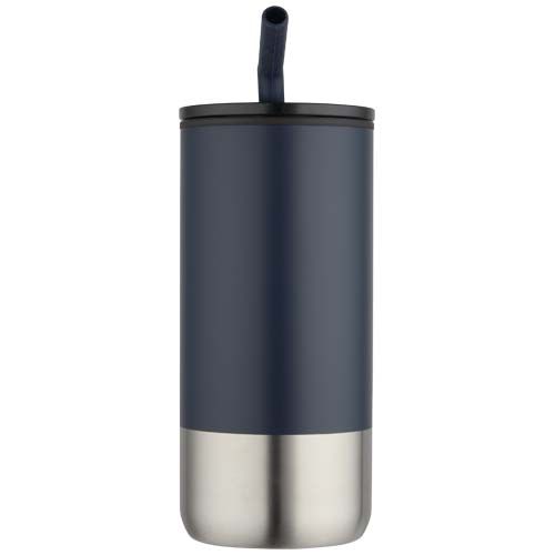 Vaso con aislamiento de 480 ml con certificado RCS y pajita 