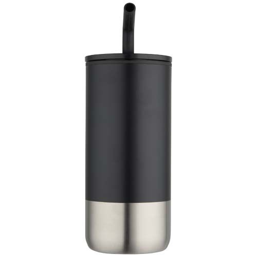 Vaso con aislamiento de 480 ml con certificado RCS y pajita 