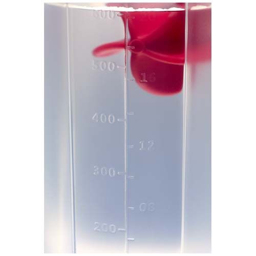 red Bidón deportivo de 700 ml con bola agitadora