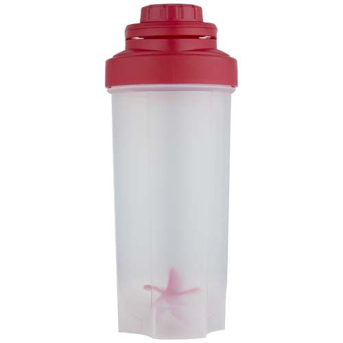 red Bidón deportivo de 700 ml con bola agitadora