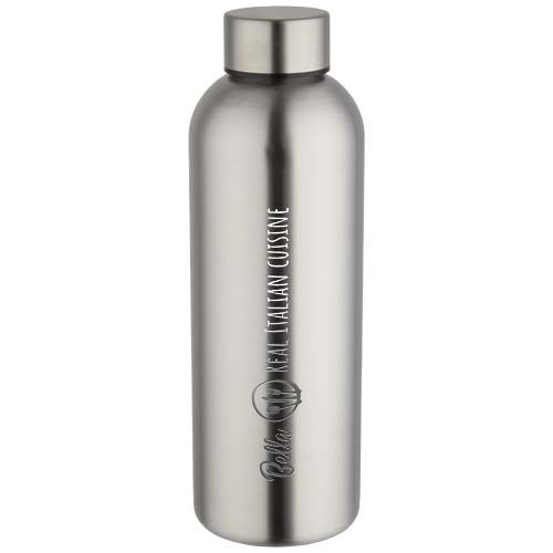 acero Botella de agua de 750 ml de acero inoxidable reciclado con pared simple y certificado RCS