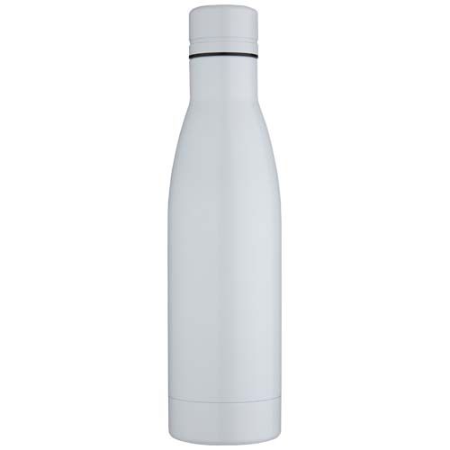 white Botella de agua de 500 ml de acero inoxidable con aislamiento para sublimación