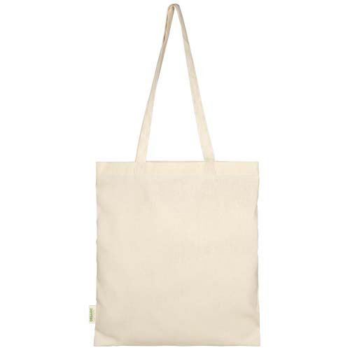 natural Bolsa Tote de 7 l algodón orgánico OCS de 100 g/m²