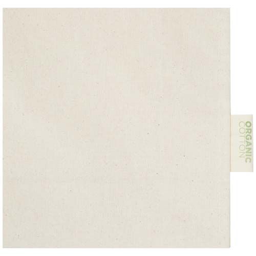 natural Bolsa Tote con refuerzos de 14 l algodón orgánico OCS de 180 g/m²