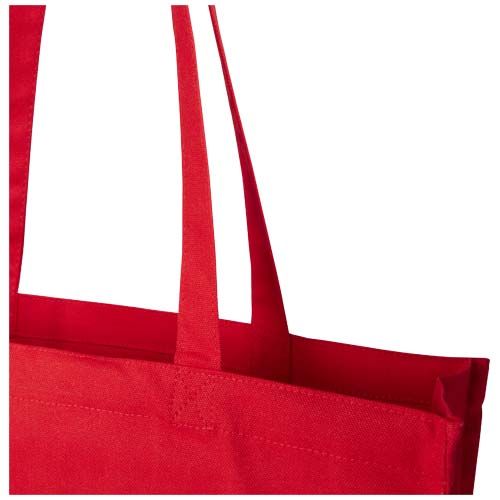 red Bolsa Tote con refuerzos de 14 l algodón orgánico OCS de 180 g/m²