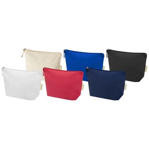 natural Bolsa de aseo pequeña de 1 l algodón orgánico OCS de 180 g/m²