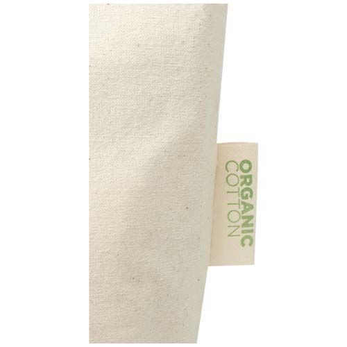 Bolsa de aseo grande de 3 l algodón orgánico OCS de 180 g/m² 