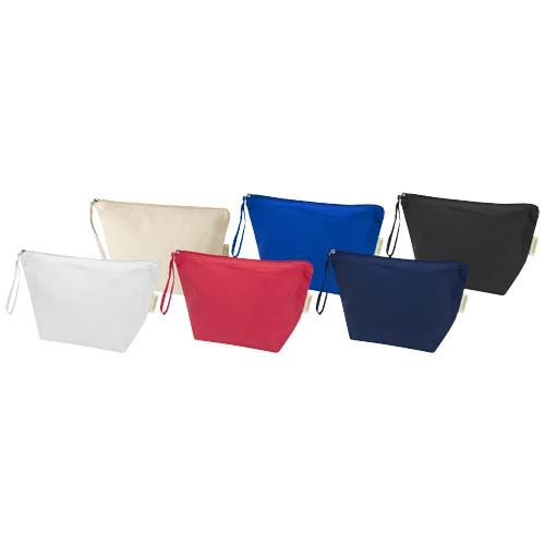 Bolsa de aseo grande de 3 l algodón orgánico OCS de 180 g/m² 