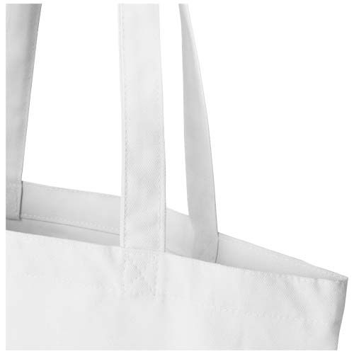 white Bolsa Tote de 10 l algodón orgánico OCS de 270 g/m²