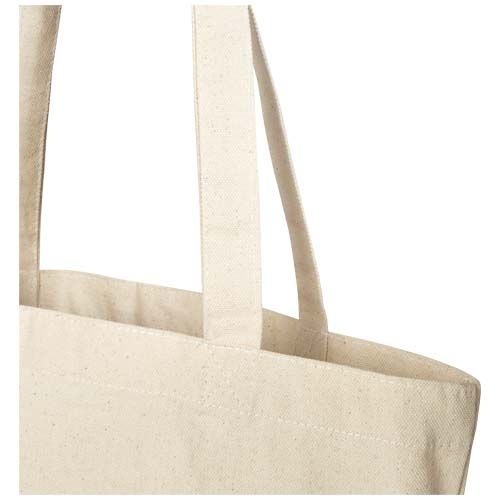 natural Bolsa Tote de 10 l algodón orgánico OCS de 270 g/m²