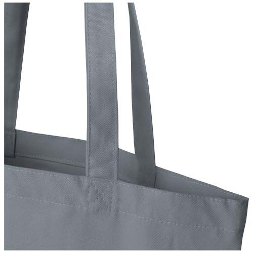 gray Bolsa Tote de 10 l algodón orgánico OCS de 270 g/m²