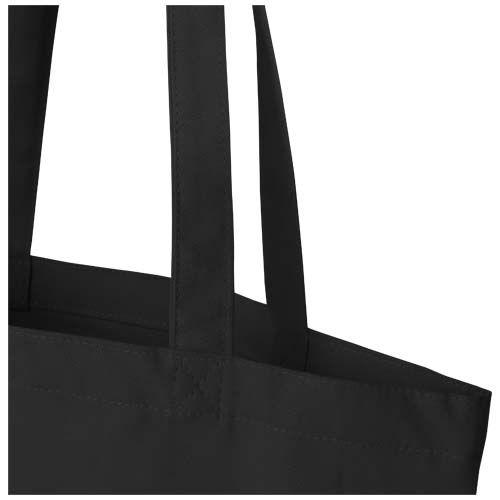black Bolsa Tote de 10 l algodón orgánico OCS de 270 g/m²