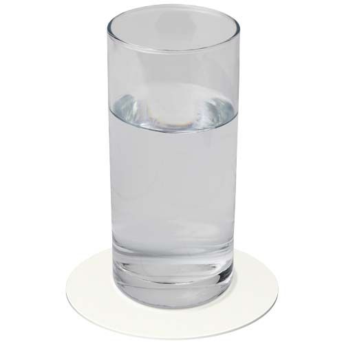 white Posavasos redondo