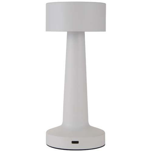 white Lámpara de mesa recargable regulable con 3 modos de luz