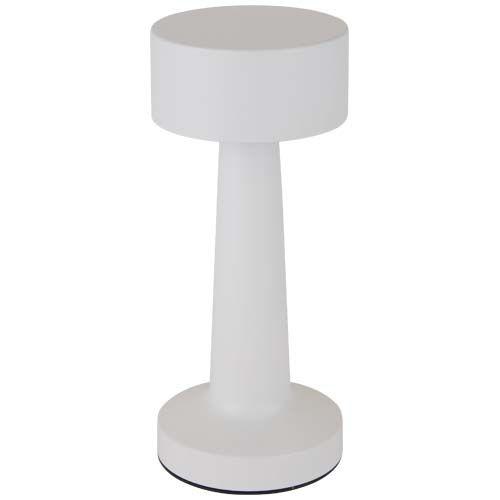 white Lámpara de mesa recargable regulable con 3 modos de luz