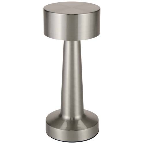 plateado Lámpara de mesa recargable regulable con 3 modos de luz