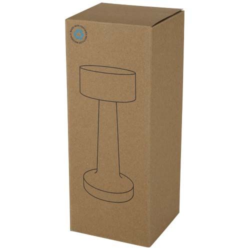 plateado Lámpara de mesa recargable regulable con 3 modos de luz