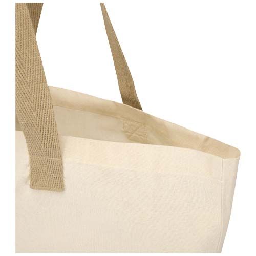 Bolsa Tote de 7 l de algodón reciclado GRS de 140 g/m² 