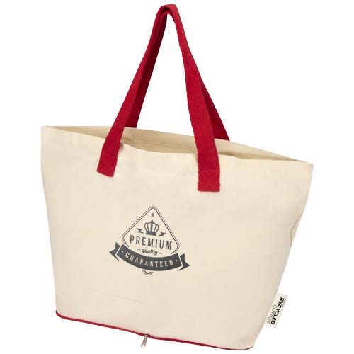 Bolsa Tote de 7 l de algodón reciclado GRS de 140 g/m² 