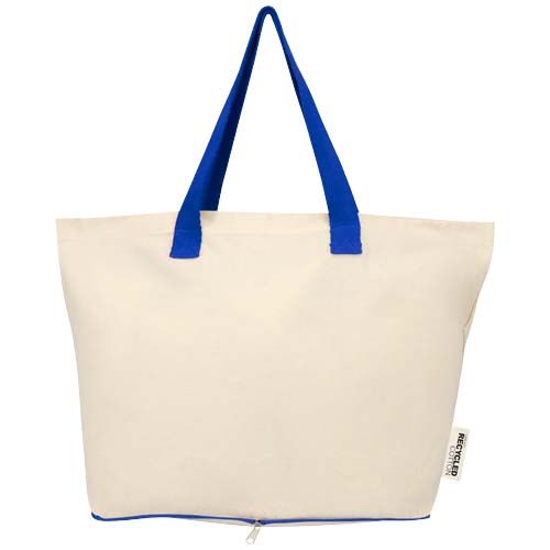 Bolsa Tote de 7 l de algodón reciclado GRS de 140 g/m² 