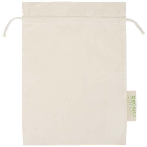 natural Bolsa de regalo algodón orgánico OCS de 140 g/m² - 42 x 30 cm