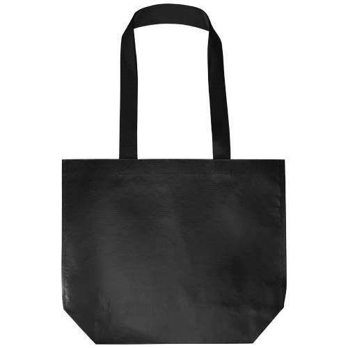 black Bolsa Tote 18l de material reciclado GRS con doble laminado