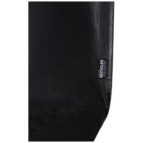 black Bolsa Tote 18l de material reciclado GRS con doble laminado
