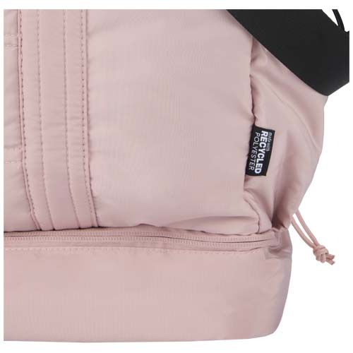 rosa empolvado Bolsa de lona de 30l con material reciclado GRS y fondo aislante