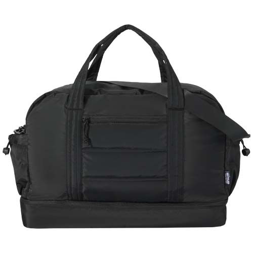 black Bolsa de lona de 30l con material reciclado GRS y fondo aislante