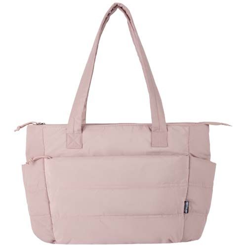 rosa empolvado Bolsa Tote para portátil de 15,6