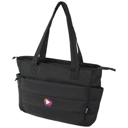 black Bolsa Tote para portátil de 15,6