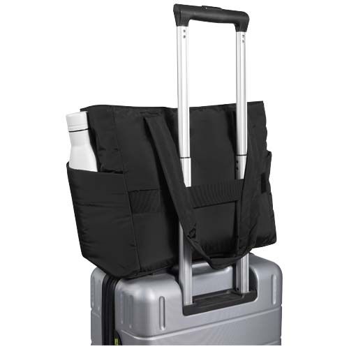 black Bolsa Tote para portátil de 15,6