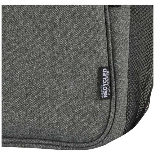 gris chiné Mochila picnic nevera de 20l con material reciclado GRS incluyendo set de cubiertos