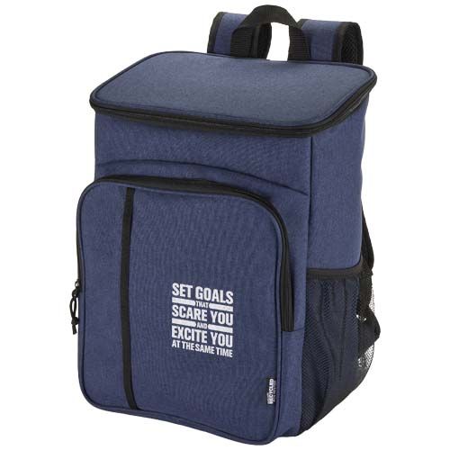 azul cobalto Mochila picnic nevera de 20l con material reciclado GRS incluyendo set de cubiertos