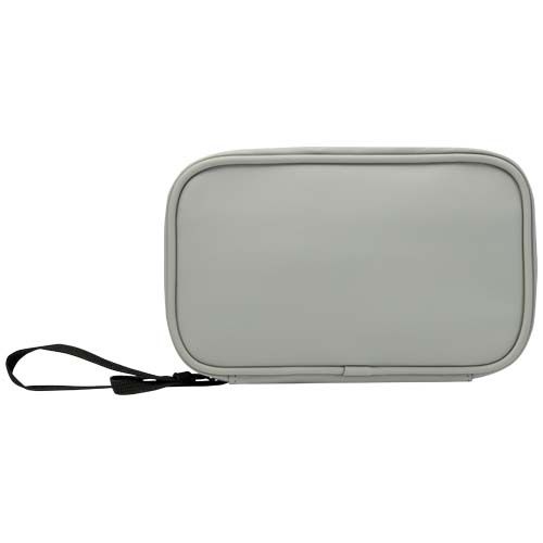 gray Organizador tecnológico de 1 L con material reciclado GRS Resi Plus