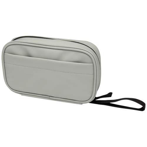 gray Organizador tecnológico de 1 L con material reciclado GRS Resi Plus