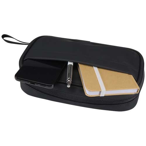 black Funda tecnológica de 1l con material reciclado GRS