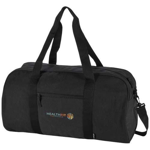 black Bolsa de lona de 40 l con material reciclado GRS