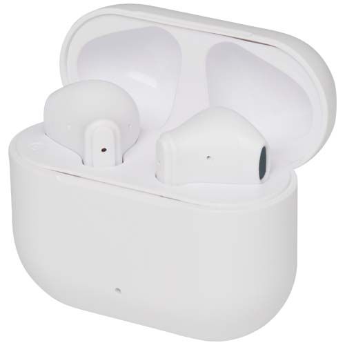 white Auriculares True Wireless Bluetooth® de plástico reciclado
