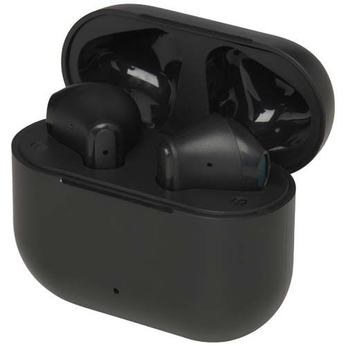black Auriculares True Wireless Bluetooth® de plástico reciclado