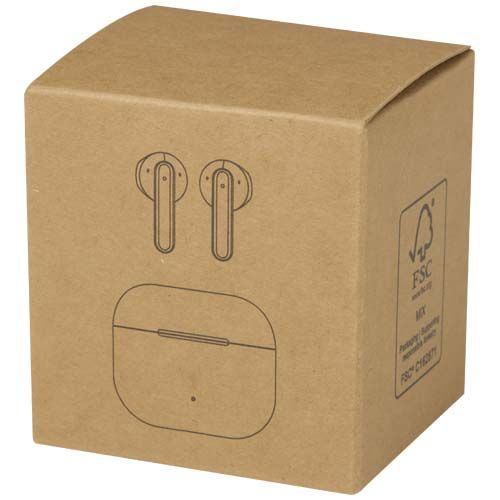 black Auriculares True Wireless Bluetooth® de plástico reciclado