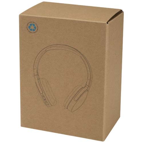 black Auriculares inalámbricos Bluetooth® de plástico reciclado